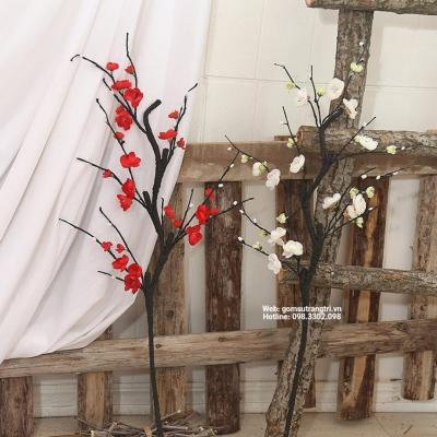 HOA GIẢ TRANG TRÍ PHÒNG KHÁCH - CÀNH ĐÀO RỪNG